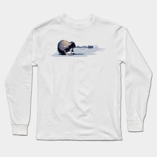 Christmas Guitar Gifts Guitarist Musician Concert Guitar Long Sleeve T-Shirt